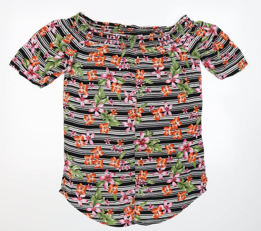 Peacocks Womens Multicoloured Floral  Pullover Jumper Size L