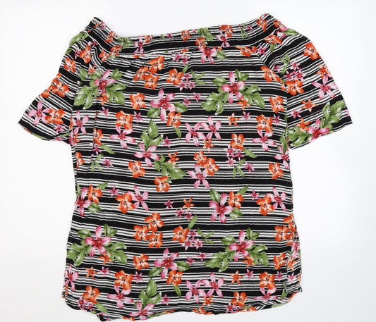 Peacocks Womens Multicoloured Floral  Pullover Jumper Size L