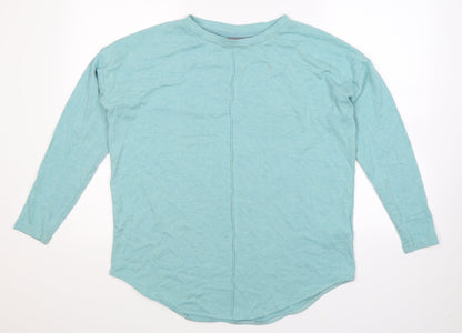 b.young Womens Blue  Knit Pullover Jumper Size M
