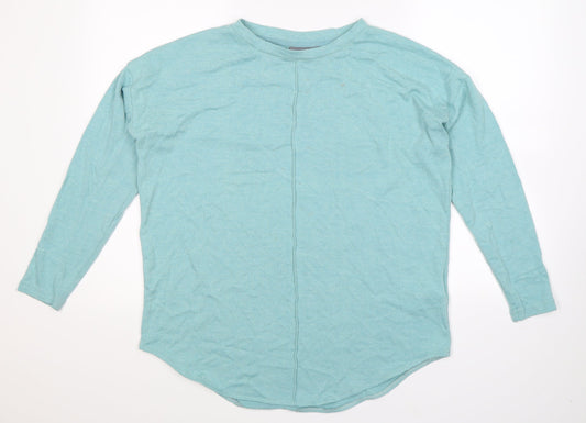 b.young Womens Blue  Knit Pullover Jumper Size M