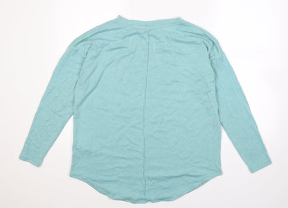 b.young Womens Blue  Knit Pullover Jumper Size M
