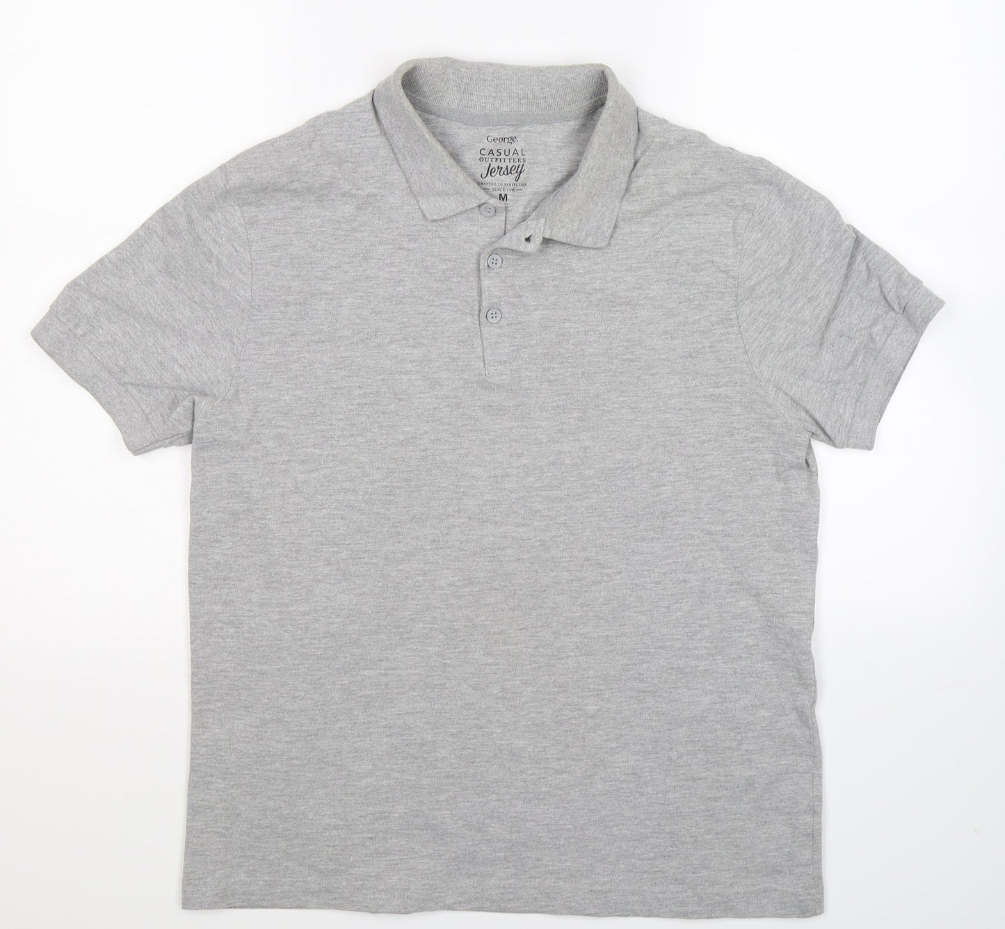 George Mens Grey    Polo Size M