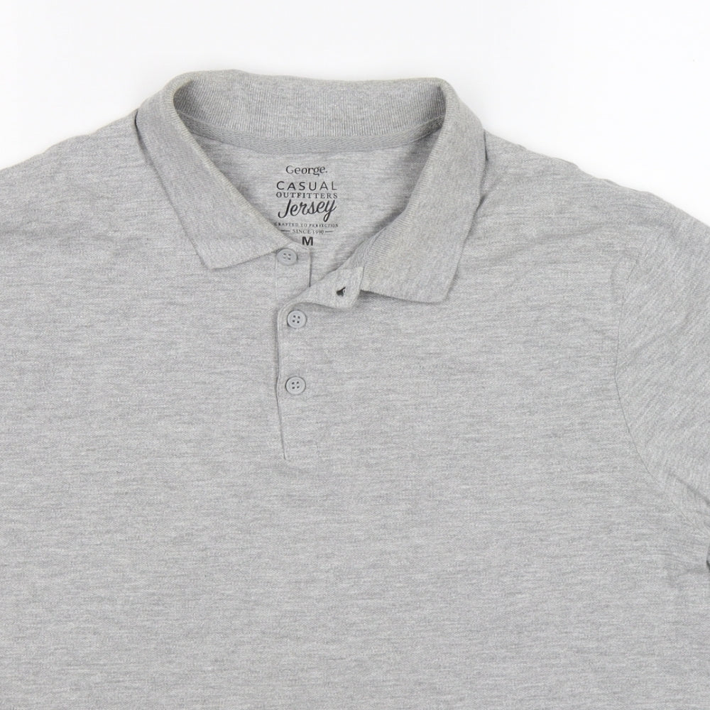 George Mens Grey    Polo Size M
