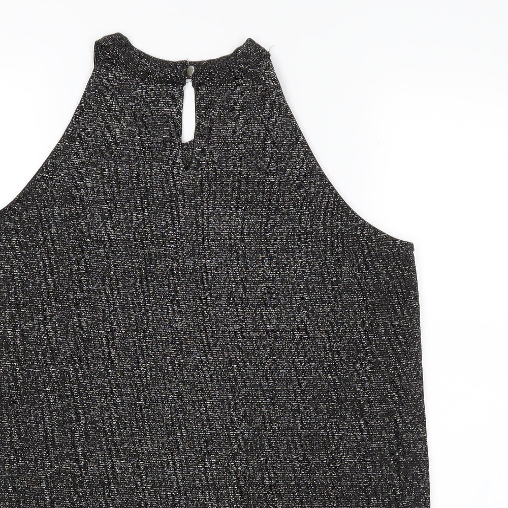 Avenue Collection Womens Black   Basic Blouse Size 12