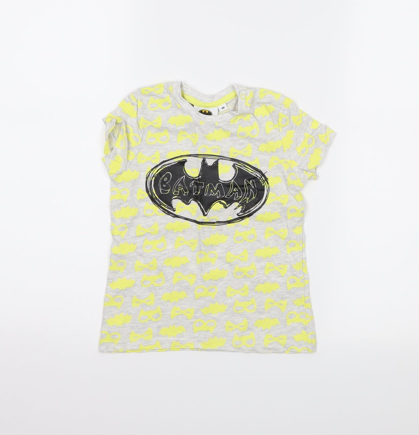Batman Girls Grey   Pullover T-Shirt Size 3 Years