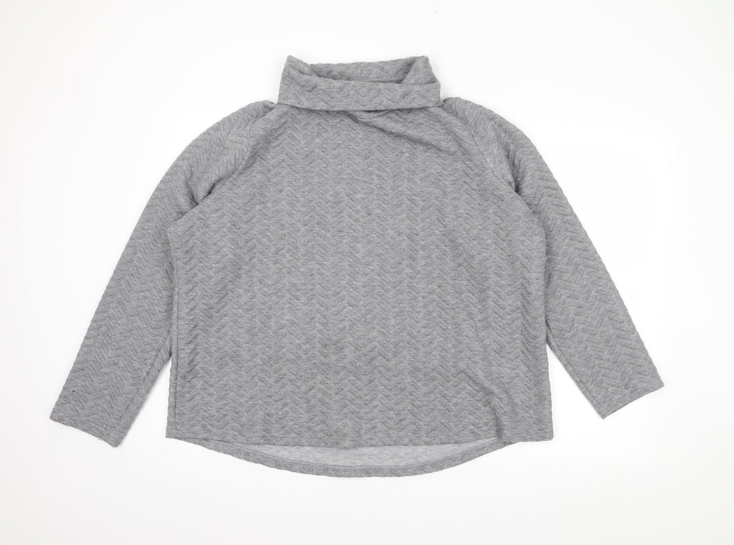 Souluxe Womens Grey   Pullover Jumper Size XL