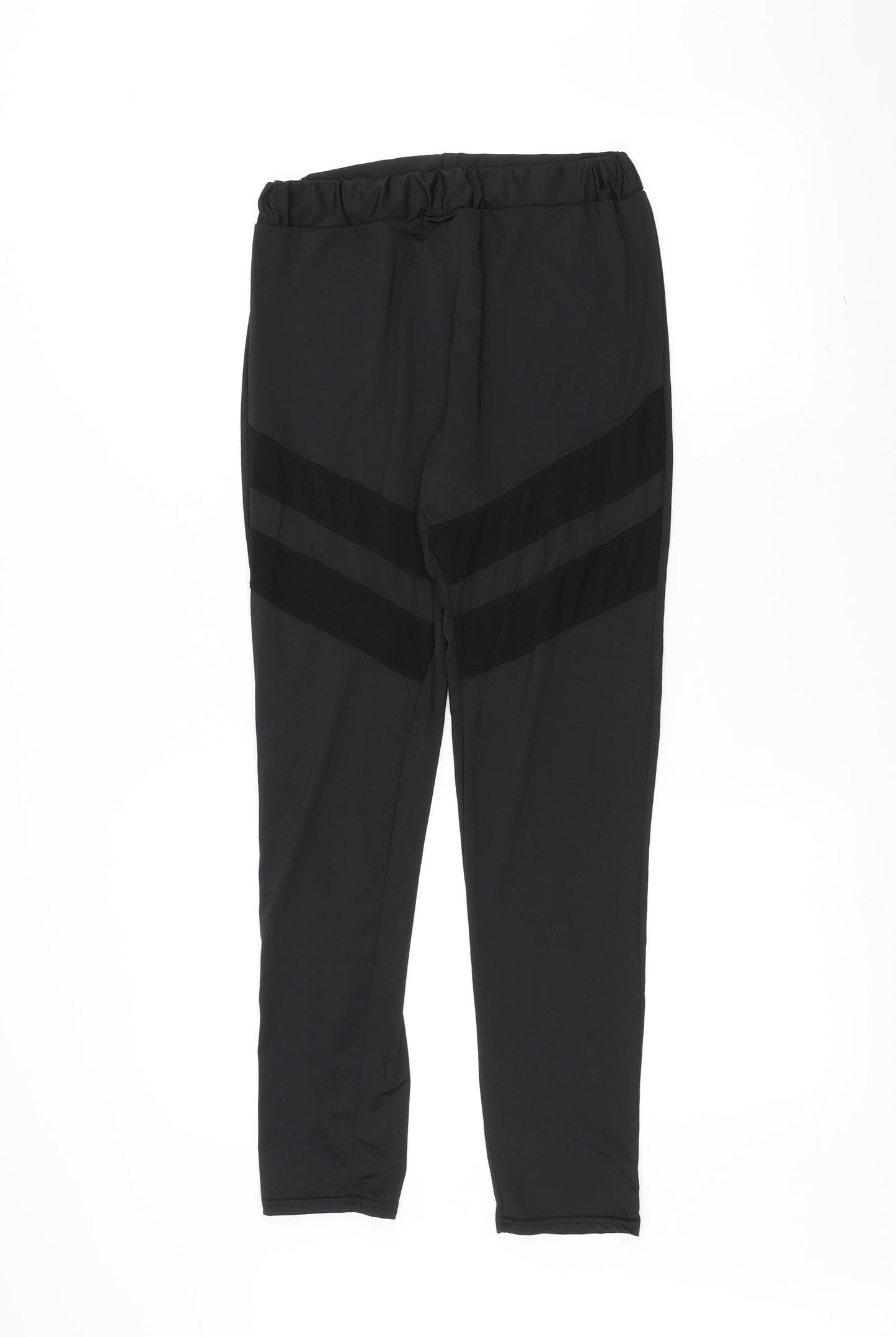Tianxuan Womens Black   Jogger Leggings Size M L24 in
