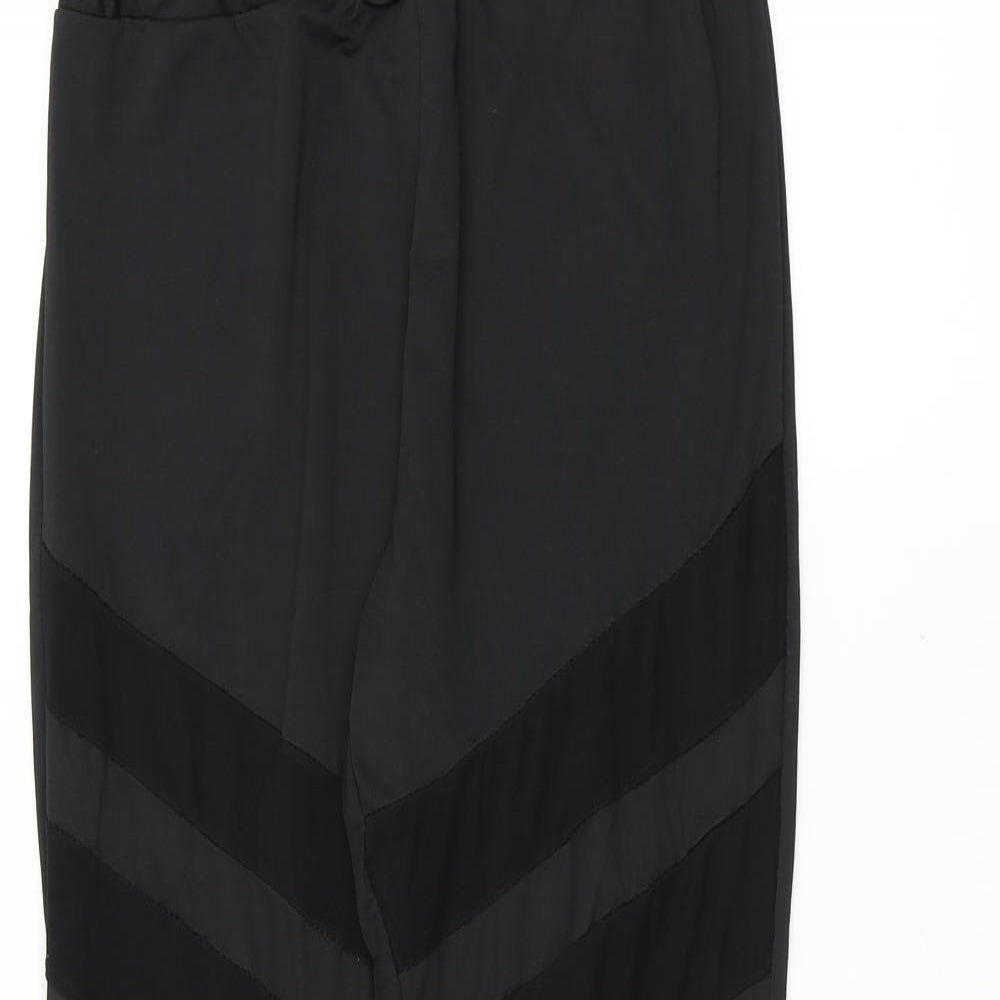 Tianxuan Womens Black   Jogger Leggings Size M L24 in