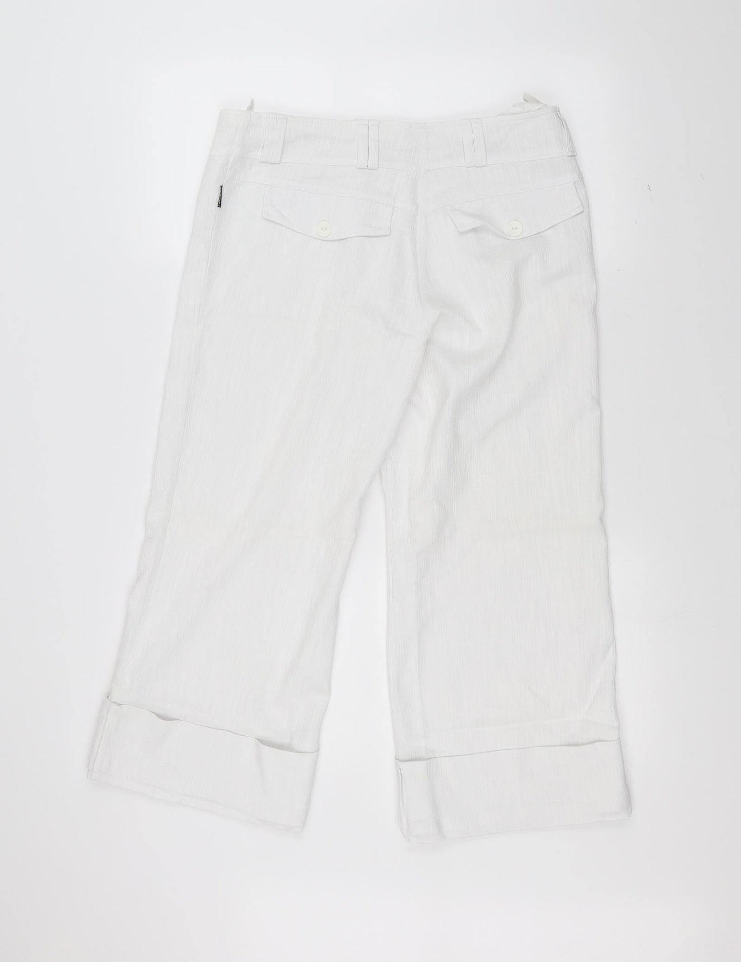 JOL Styl Womens White   Trousers  Size 12 L23 in