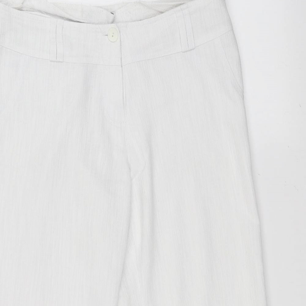 JOL Styl Womens White   Trousers  Size 12 L23 in