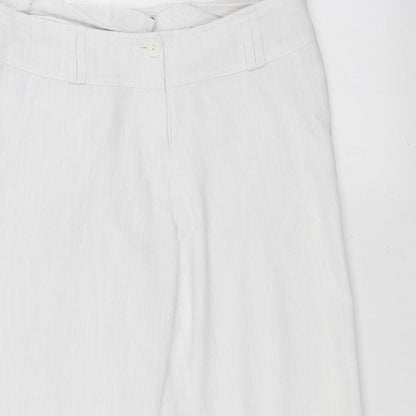 JOL Styl Womens White   Trousers  Size 12 L23 in