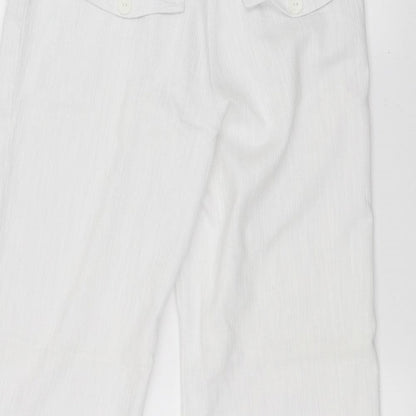 JOL Styl Womens White   Trousers  Size 12 L23 in