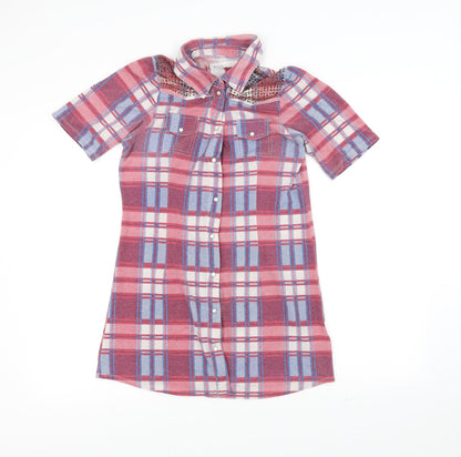 glory union Womens Red   Basic Button-Up Size 12