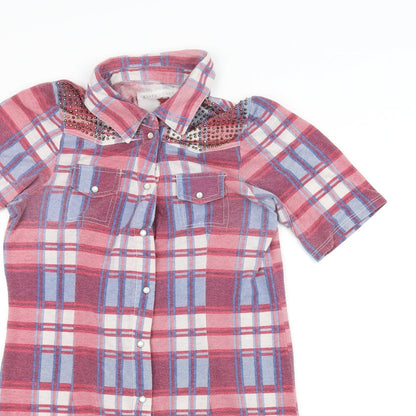glory union Womens Red   Basic Button-Up Size 12