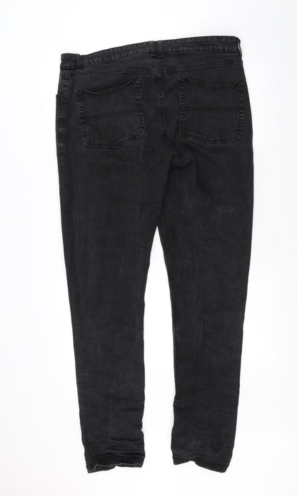 COLLUSION Womens Black   Straight Jeans Size 40 L31 in