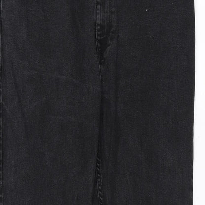 COLLUSION Womens Black   Straight Jeans Size 40 L31 in