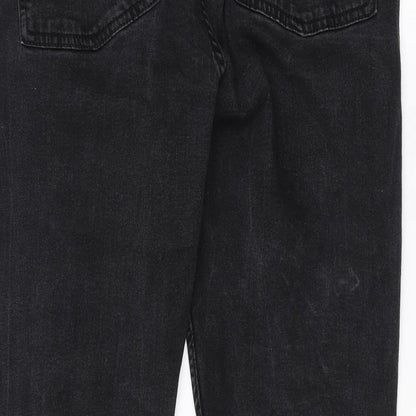 COLLUSION Womens Black   Straight Jeans Size 40 L31 in