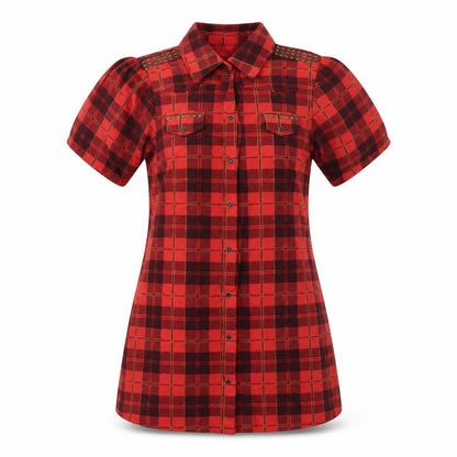 glory union Womens Red   Basic Button-Up Size 12