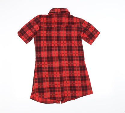 glory union Womens Red   Basic Button-Up Size 12