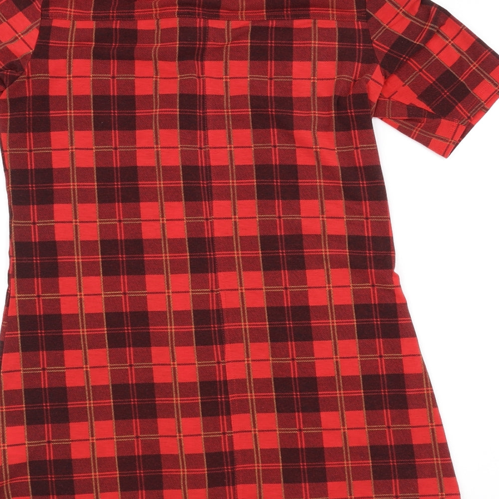 glory union Womens Red   Basic Button-Up Size 12