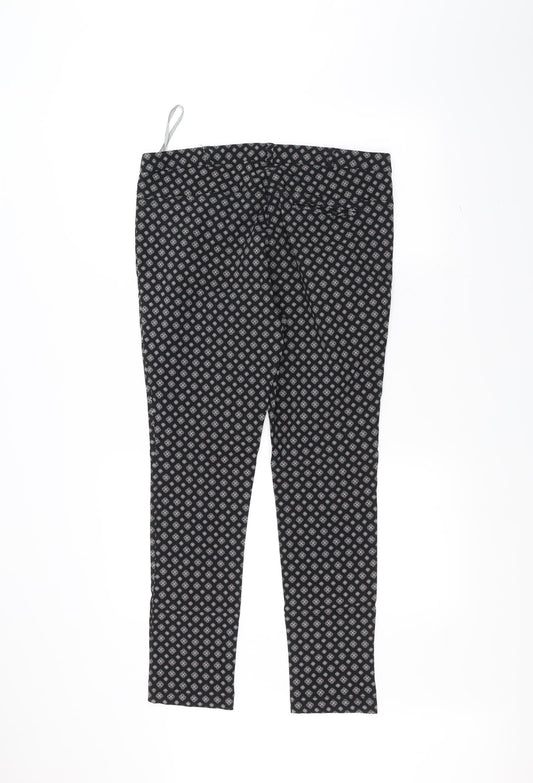 Womens UK Size 14 Dorothy Perkins Regular Fit  Black Trousers