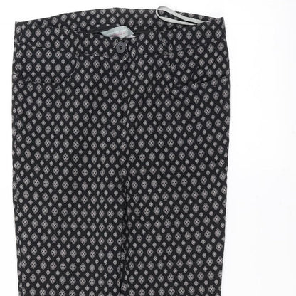 Womens UK Size 14 Dorothy Perkins Regular Fit  Black Trousers