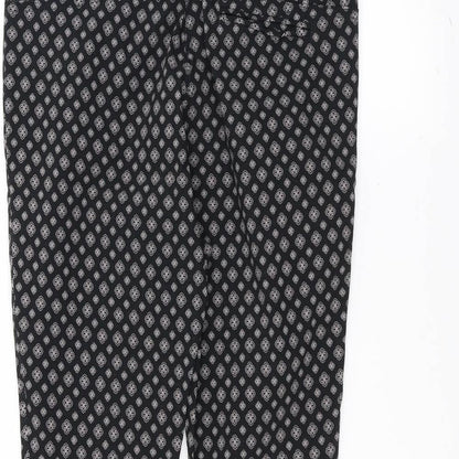 Womens UK Size 14 Dorothy Perkins Regular Fit  Black Trousers