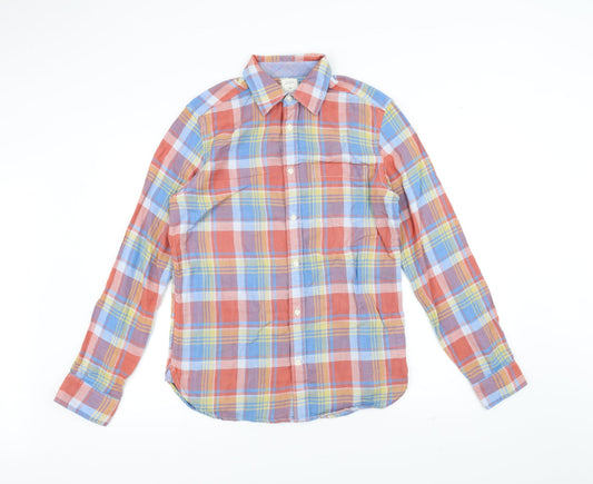 Mens UK Collar Size S Gap Smart Orange  Dress Shirt