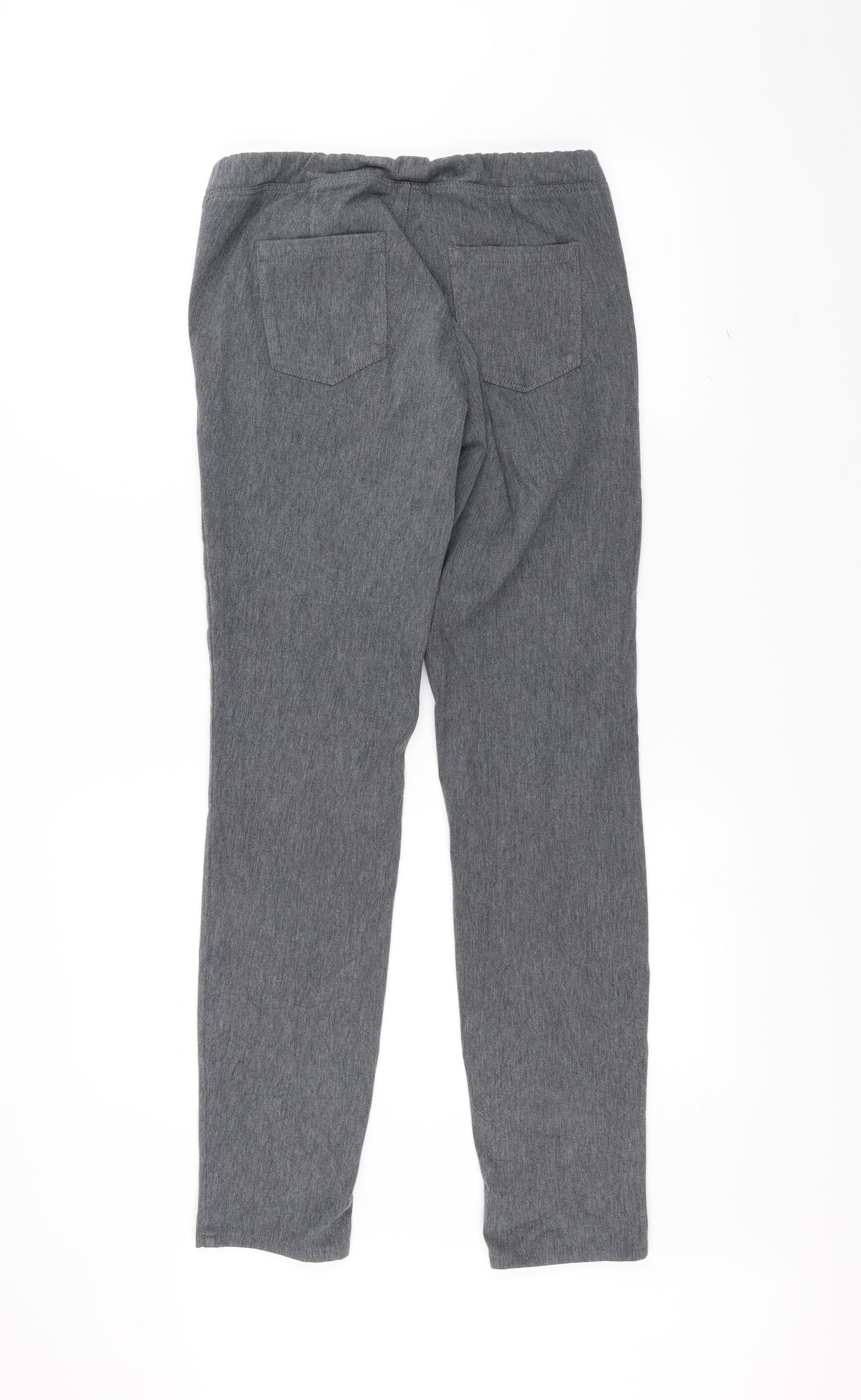 uni Womens Grey   Trousers  Size M L28 in