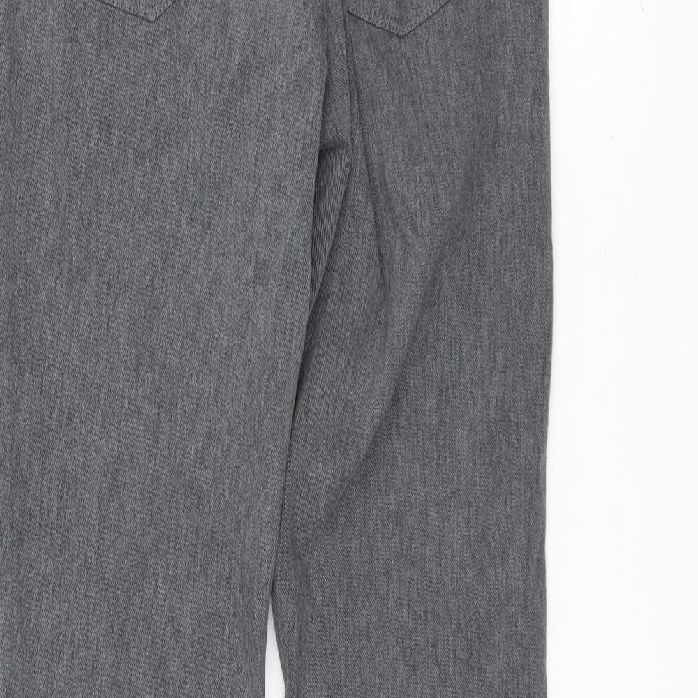 uni Womens Grey   Trousers  Size M L28 in