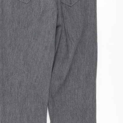 uni Womens Grey   Trousers  Size M L28 in