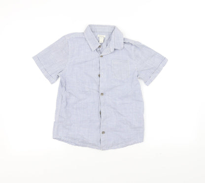 Monsoon Boys Blue   Basic Button-Up Size 9-10 Years