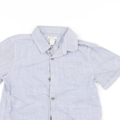 Monsoon Boys Blue   Basic Button-Up Size 9-10 Years
