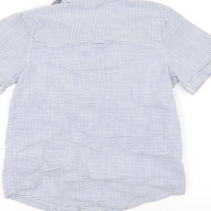 Monsoon Boys Blue   Basic Button-Up Size 9-10 Years