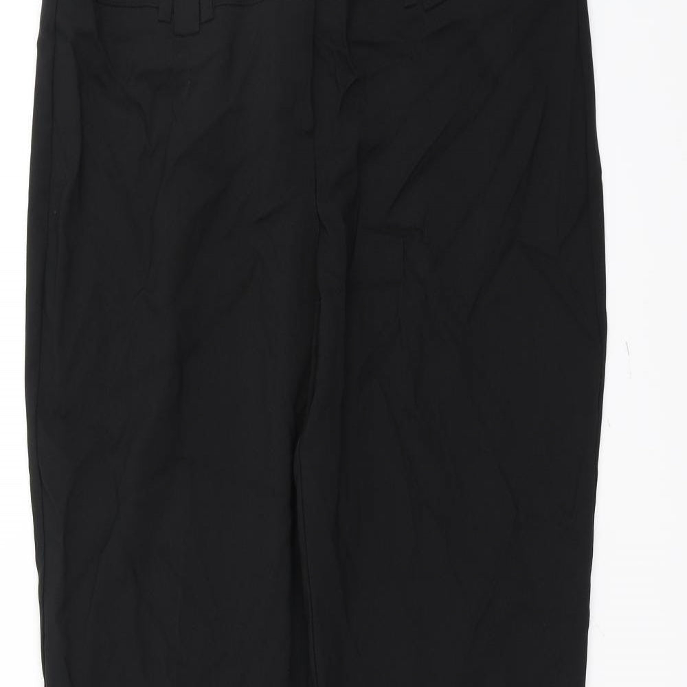 Womens UK Size 14 Dorothy Perkins Regular Fit  Black Trousers