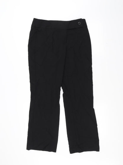George Womens Black   Trousers  Size 10 L25 in