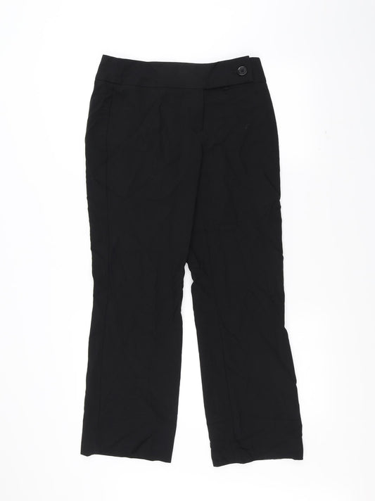George Womens Black   Trousers  Size 10 L25 in