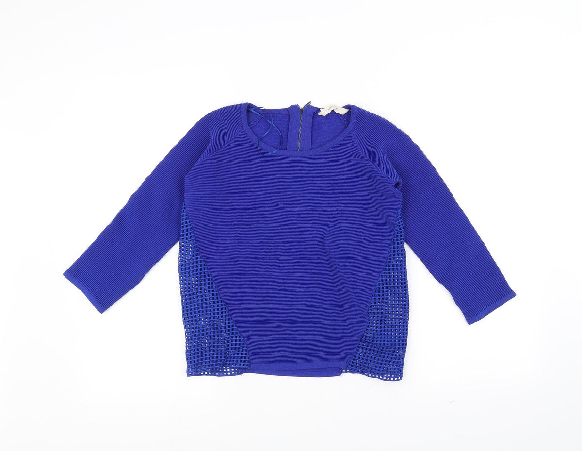 NAF NAF Womens Blue   Pullover Jumper Size S