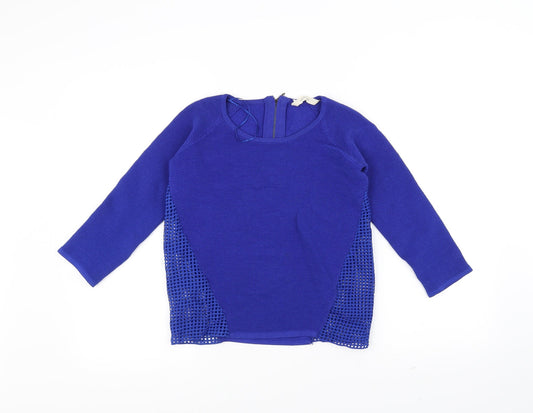 NAF NAF Womens Blue   Pullover Jumper Size S