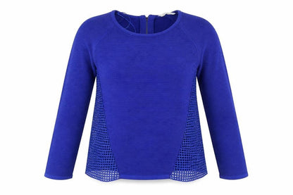 NAF NAF Womens Blue   Pullover Jumper Size S