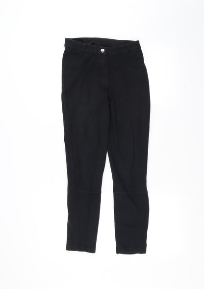 Olympus Womens Black   Sweatpants Trousers Size 8 L25 in