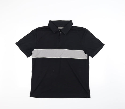 Armando Mens Black    Polo Size L