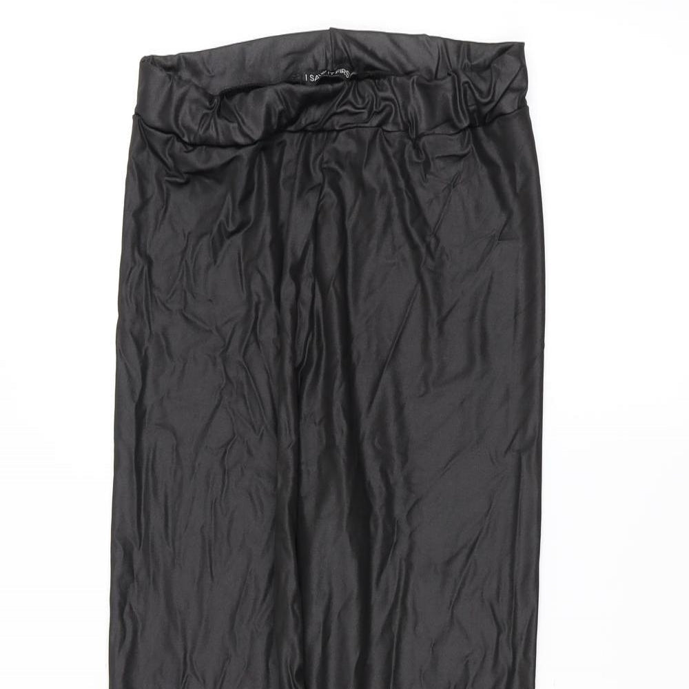 Womens UK Size 12 I SAW IT FIRST Regular Fit  Black Trousers