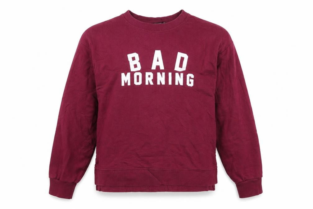 bskgirl Mens Red   Pullover Jumper Size L