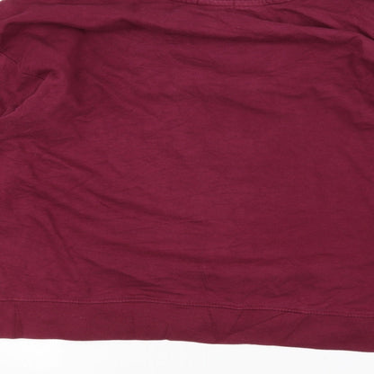 bskgirl Mens Red   Pullover Jumper Size L