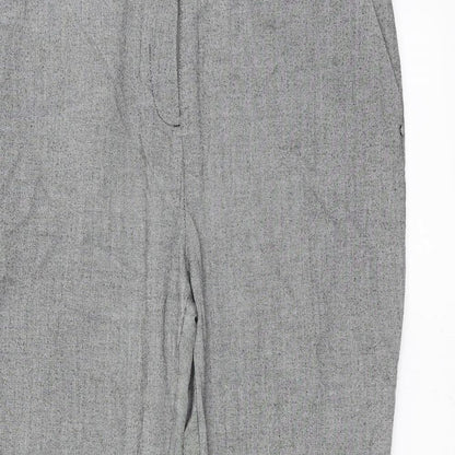 Per Una Womens Grey   Trousers  Size 18 L29 in