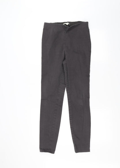 Womens UK Size 6 H&M Regular Fit Skinny Black Jeans