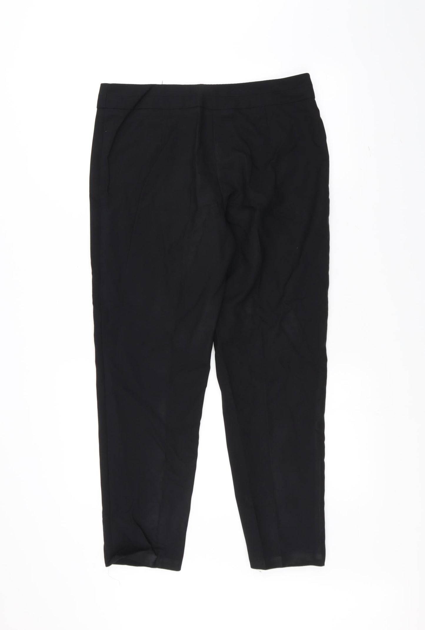 George Womens Black   Trousers  Size 12 L27 in