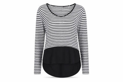 Womens UK Size S Zara Black Basic T-Shirt