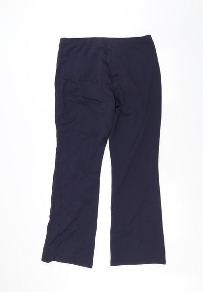 Wardrobe Essentials Womens Blue   Trousers  Size 14 L28 in
